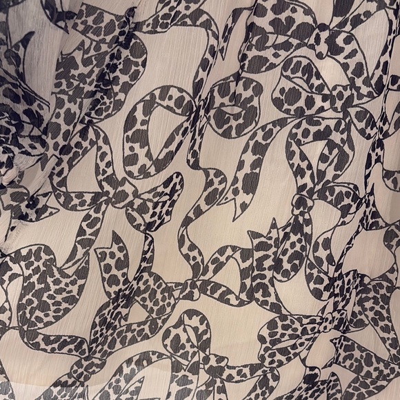 Express Black and White Long‎ Sleeve Dress - Picture 3 of 6